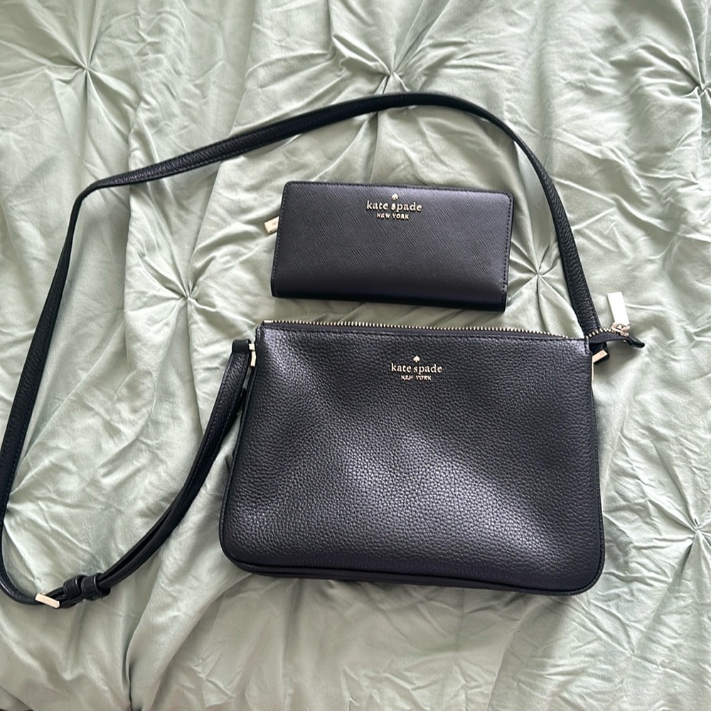 Kate Spade Crossbody + Matching Wallet